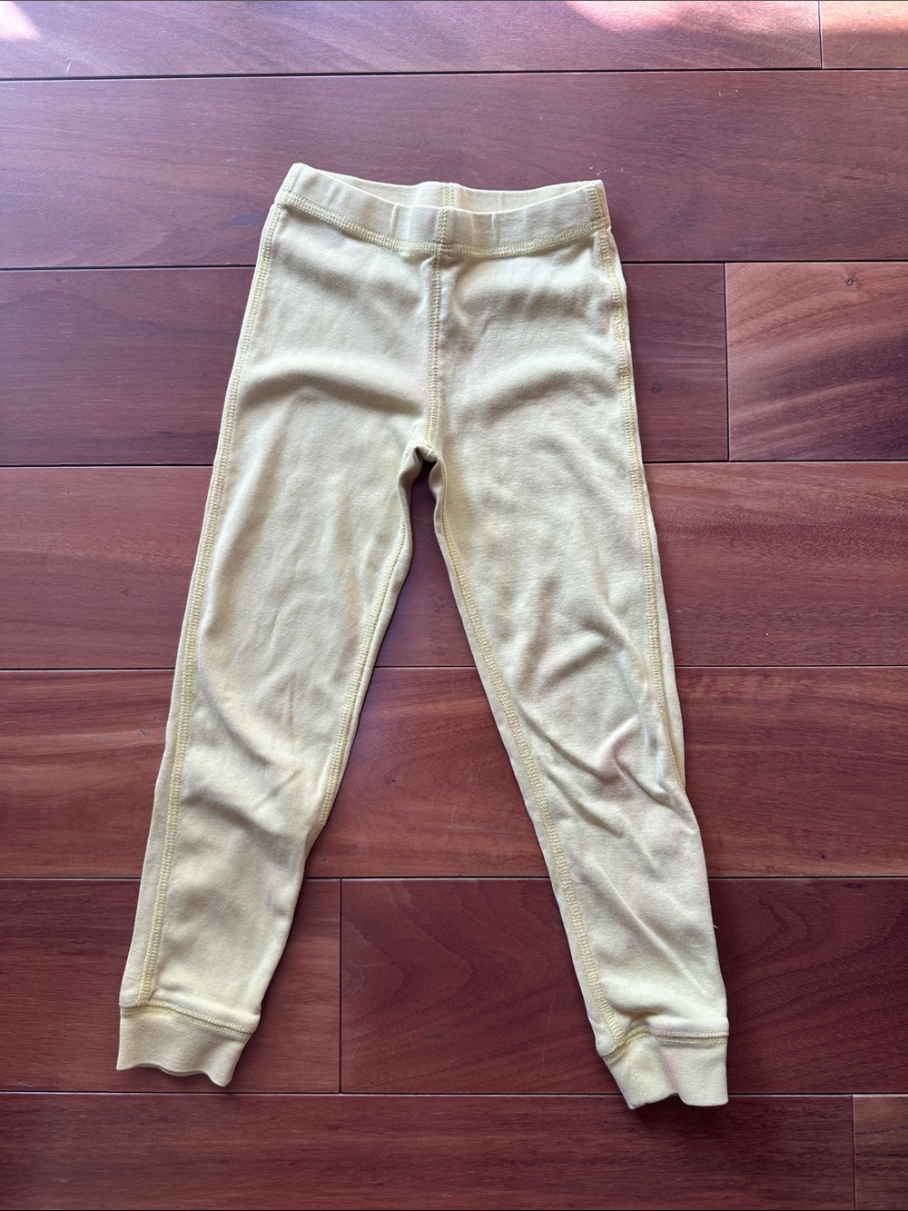 Primary Soft Stretch Pajama Pants in Bright Yellow 4T Unisex